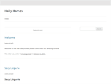 Tablet Screenshot of halleyhomes.com.au
